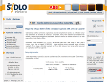 Tablet Screenshot of elektrosidlo.cz